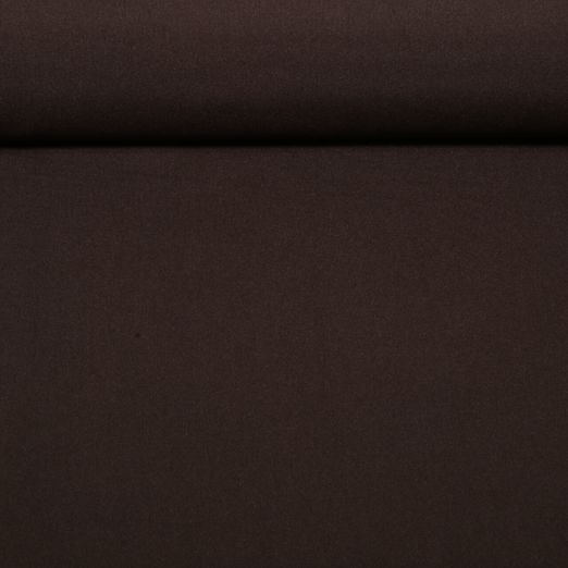 Tissu mode Bi-Stretch - Uni Marron foncé Tissu mode Bi-Stretch - Uni Marron foncé