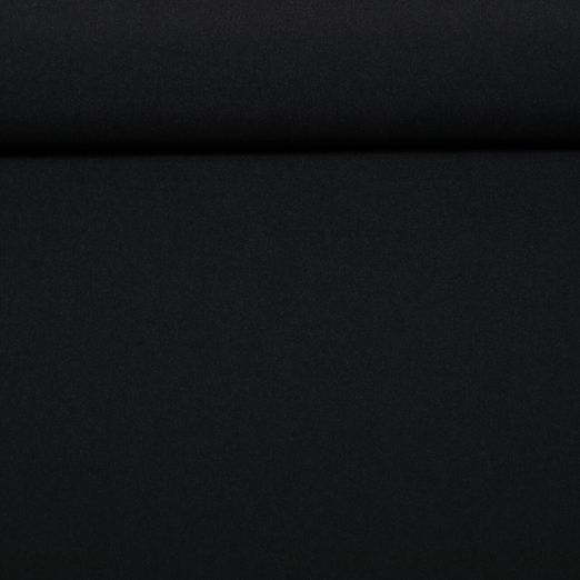Tissu mode bi-stretch - Uni Noir Tissu mode bi-stretch - Uni Noir