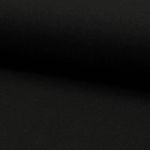 Tecido de moda bi-stretch - preto liso