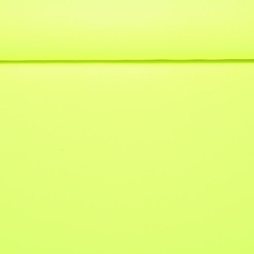 Tissu mode bi-stretch - Uni Fluo Jaune Tissu mode bi-stretch - Uni Fluo Jaune