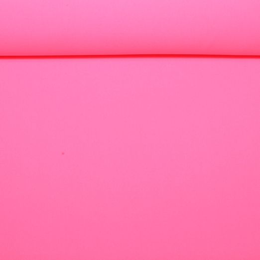 Tissu mode bi-stretch - Uni Fluo Rose vif Tissu mode bi-stretch - Uni Fluo Rose vif