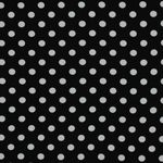 Viskóza - Dots Small Black White Viskóza - Dots Small Black White