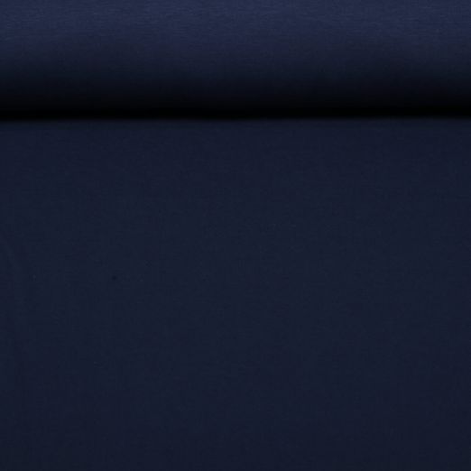 Jersey interlock bio - Bleu marine foncé