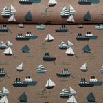 Jersey - Bateau Taupe Mélange