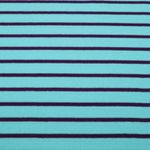 Jersey éponge - Hamburger Liebe Rayures Aqua Violet Jersey éponge - Hamburger Liebe Rayures Aqua Violet