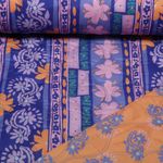 Tissu matelassé pour veste - Doubleface Impression numérique Blumen Lilas Tissu matelassé pour veste - Doubleface Impression numérique Blumen Lilas