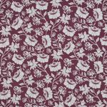 Viscose - Flores digitais Mauve Ecovero™