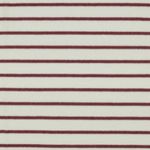Frottee Jersey - Streifen Ecu Mauve Garngefärbt