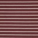 Frottee Jersey - Streifen Mauve Ecru
