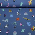Jersey - Safari multicolore Bleu jeans Jersey - Safari multicolore Bleu jeans