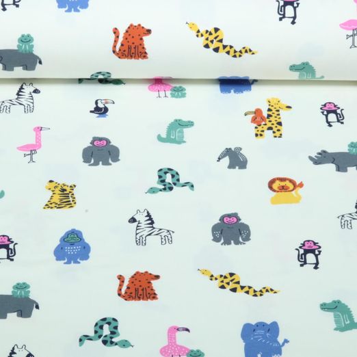 Jersey - Safari multicolore Ecru