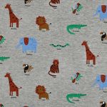 Jersey - Animales Salvajes Gris Claro Melange