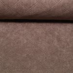 Tissu ameublement Asti Plus - Perforé Uni Marron Caramel