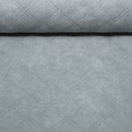 Tissu ameublement Asti Plus - perforé Uni Gris clair