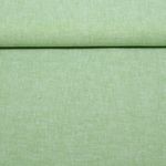 Lin - Coton Uni Vert clair Lin - Coton Uni Vert clair