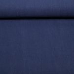 Coton Ramie Bubble - Uni Bleu marine foncé