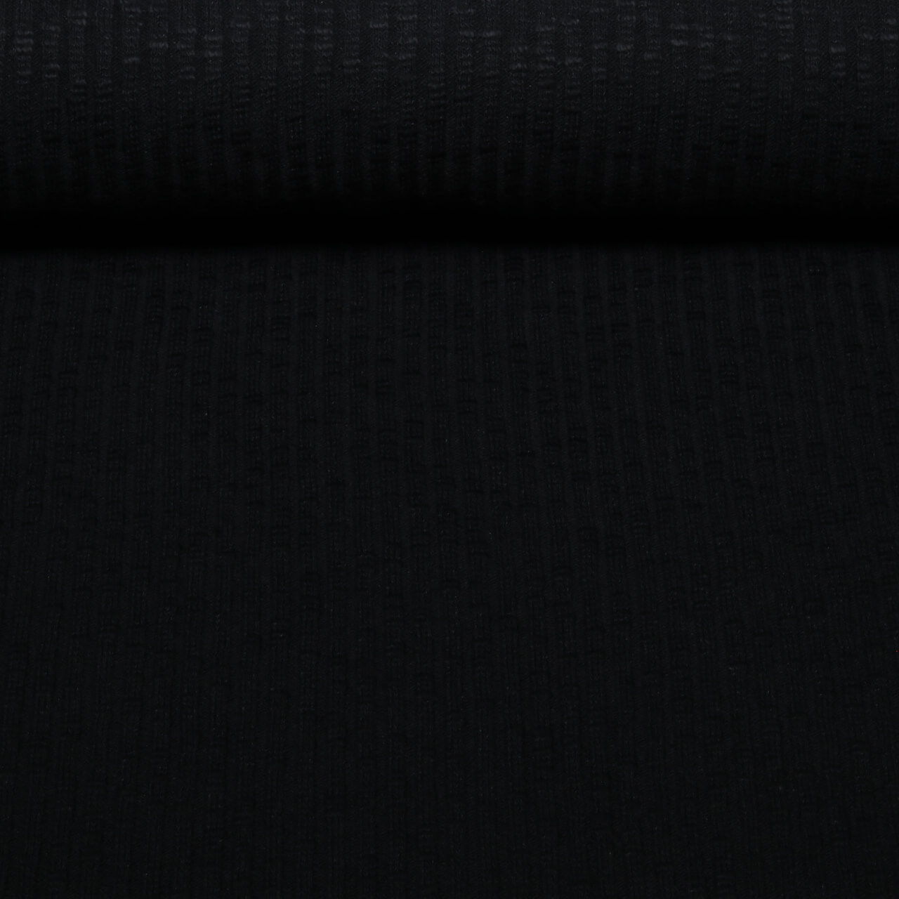Jersey tricoté vintage Bettina - Noir-0 Jersey tricoté vintage Bettina - Noir-0