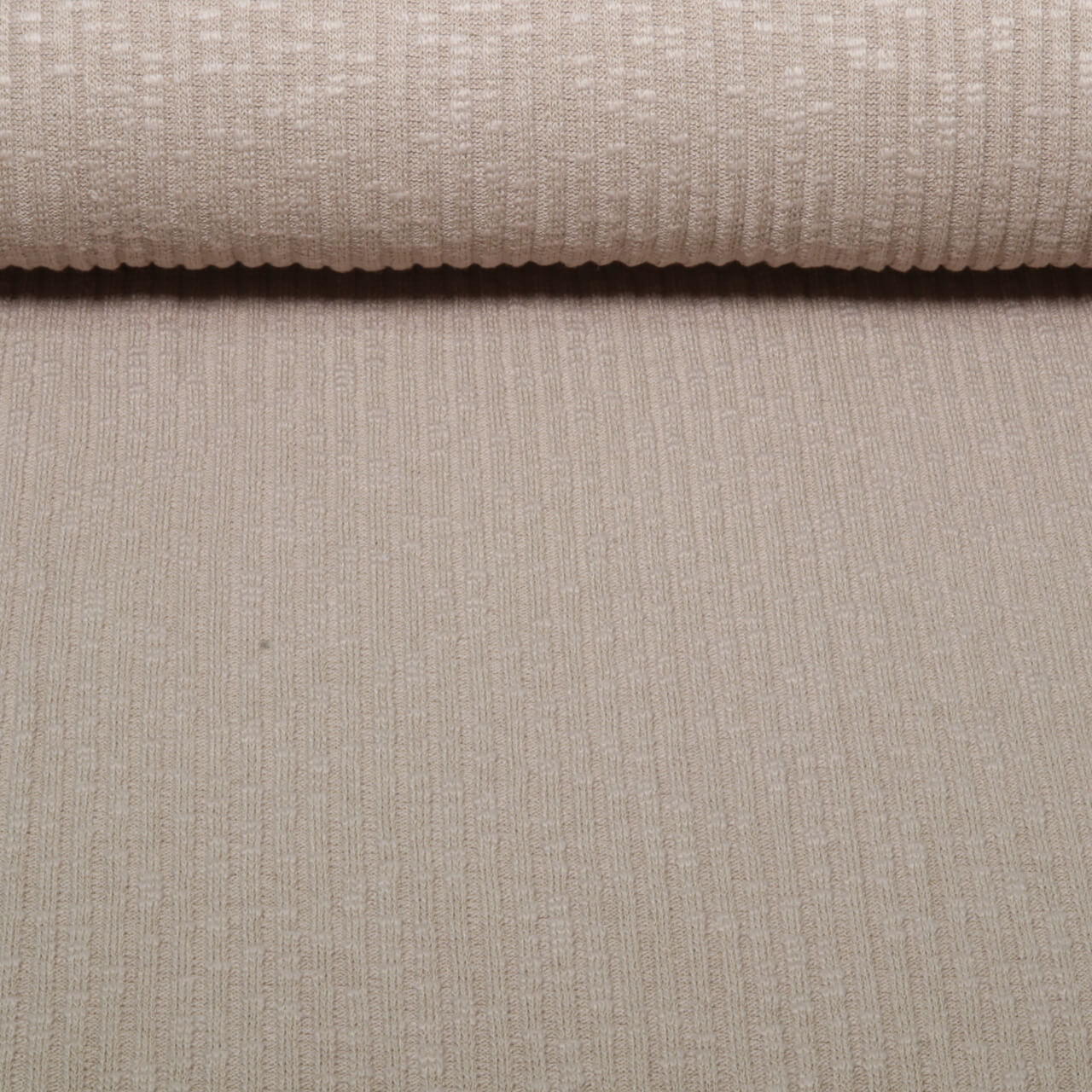 Jersey tricoté vintage Bettina - Beige-0 Jersey tricoté vintage Bettina - Beige-0