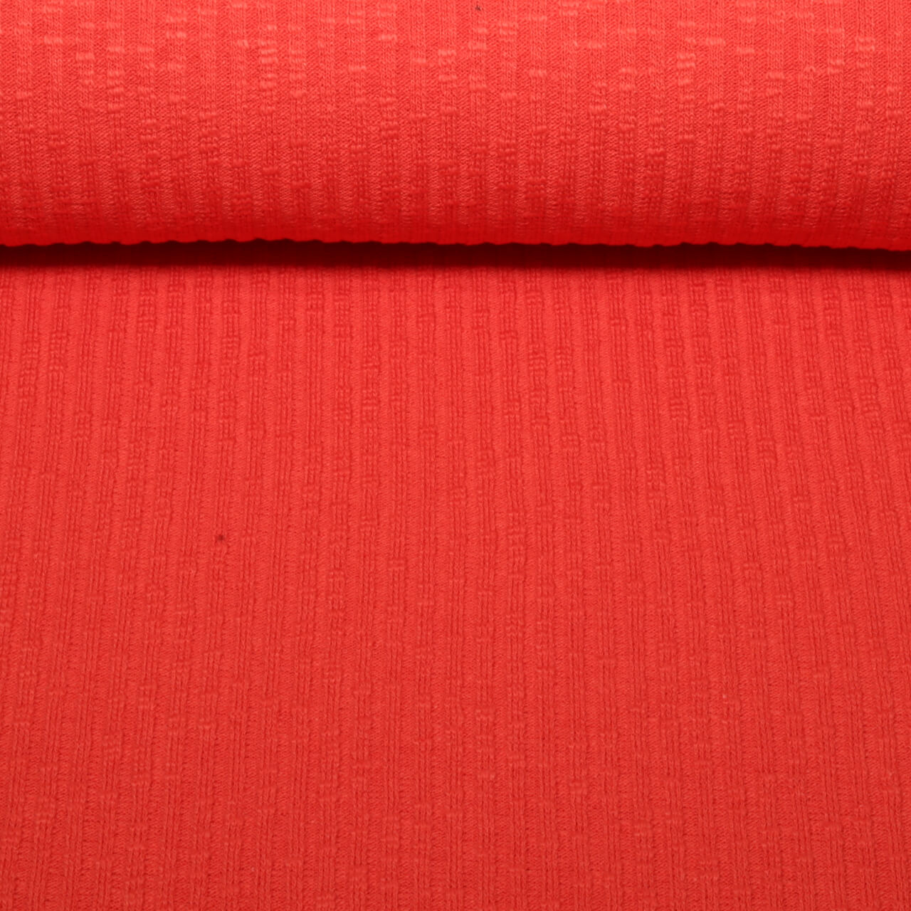 Jersey tricoté vintage Bettina - Rouge-0 Jersey tricoté vintage Bettina - Rouge-0