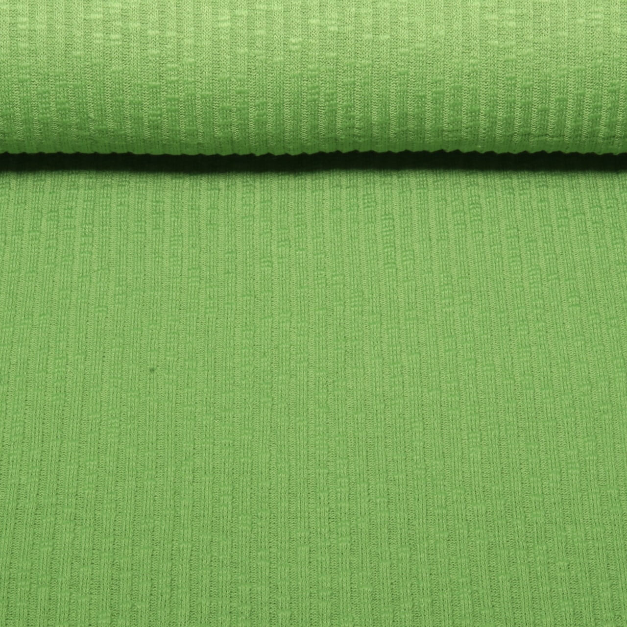 Jersey tricoté vintage - Bettina Vert pomme-0 Jersey tricoté vintage - Bettina Vert pomme-0