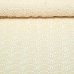 Maille de coton - Beige ajouré
