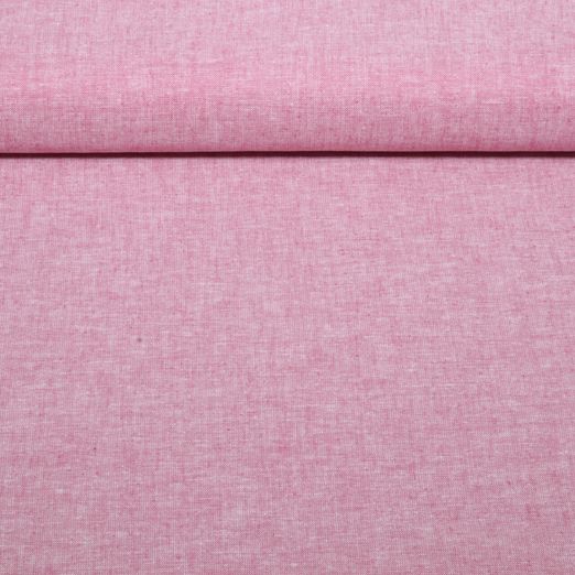 Lin - Coton Uni Rouge Lin - Coton Uni Rouge