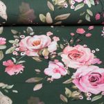 Toile canevas - Impression numérique Roses d'amour Vert Toile canevas - Impression numérique Roses d'amour Vert
