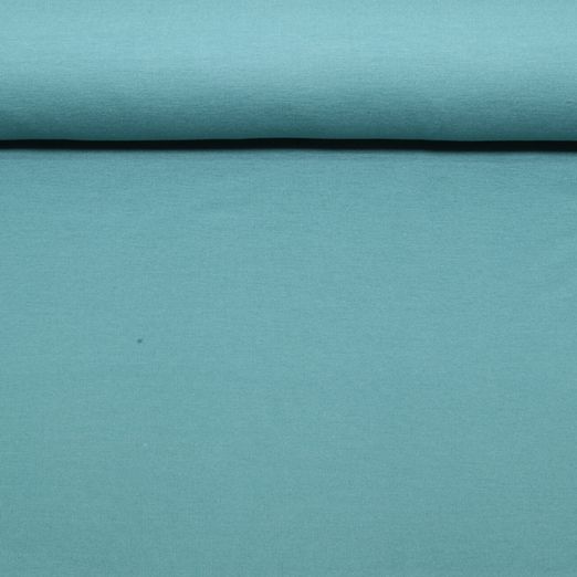 Sweat d'été Lea - French Terry Bleu pétrole mat