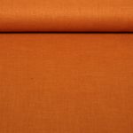 Lin coton - Rouille uni