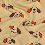 Bio Sommersweat - French Terry Hunde Gelb