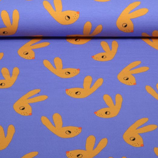 Bio Jersey - Hasen Jennifer Bouron Lilablau