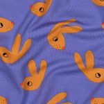 Maglia organica - Coniglio viola blu