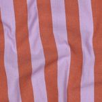 Coton tissé - Rayures Lavande Orange Teint dans la masse Coton tissé - Rayures Lavande Orange Teint dans la masse