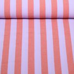 Coton tissé - Rayures Lavande Orange Teint dans la masse Coton tissé - Rayures Lavande Orange Teint dans la masse