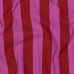 Katoenen geweven stof - strepen rood fuchsia garengeverfd Katoenen geweven stof - strepen rood fuchsia garengeverfd
