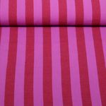 Baumwoll-Webware - Streifen Rot Fuchsia Garngefärbt Baumwoll-Webware - Streifen Rot Fuchsia Garngefärbt