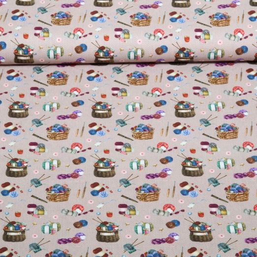 Popeline de coton - Hobby Tricot Vieux rose foncé