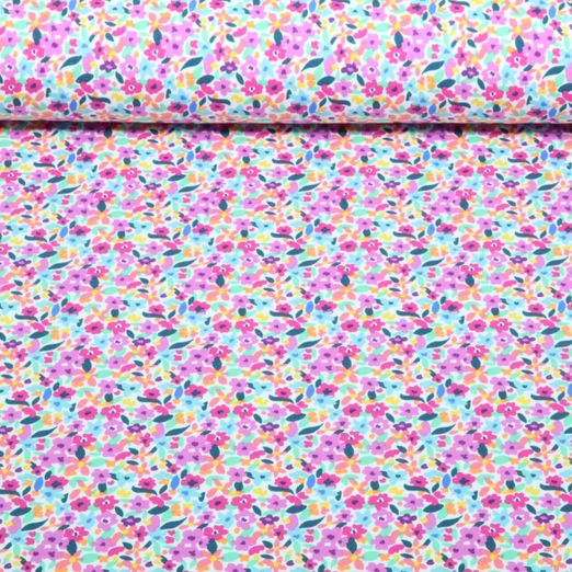 Jersey - Bunte Blümchen Multicolor