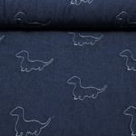 Jeans - Dinos Bestickt mit Vliesrückseite Dunkelblau Jeans - Dinos Bestickt mit Vliesrückseite Dunkelblau