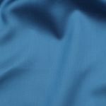 Satin de coton - bleu pétrole uni