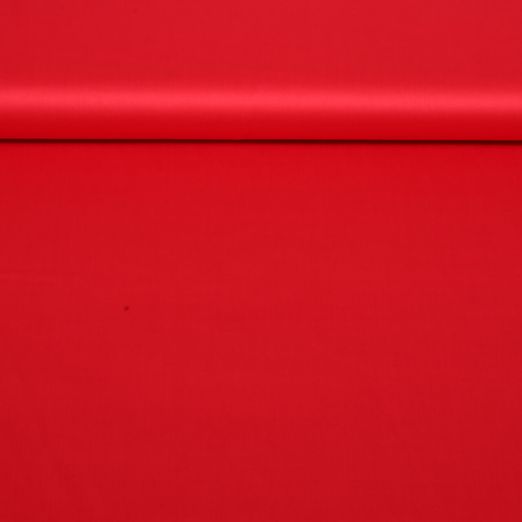 Satin de coton Mimi - Rouge uni
