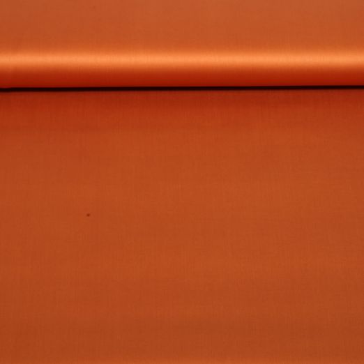 Satin de coton Mimi - orange citrouille unie Satin de coton Mimi - orange citrouille unie