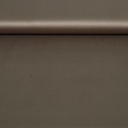 Satin de coton Mimi - Marron caramel uni