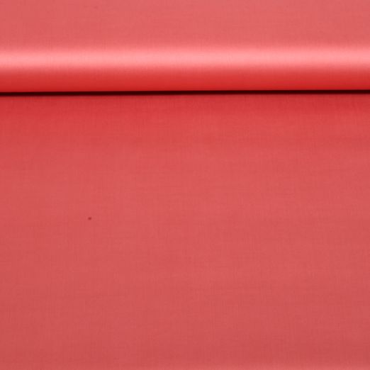 Satin de coton Mimi - Rouge brique uni