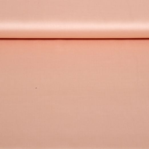 Baumwolle Satin Mimi - Uni Lachs Baumwolle Satin Mimi - Uni Lachs
