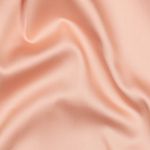 Satin de coton - saumon uni