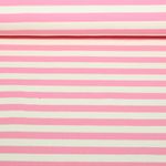 Jersey bio - Hamburger Liebe Uno Summer Stripes Ecru Rose Jersey bio - Hamburger Liebe Uno Summer Stripes Ecru Rose