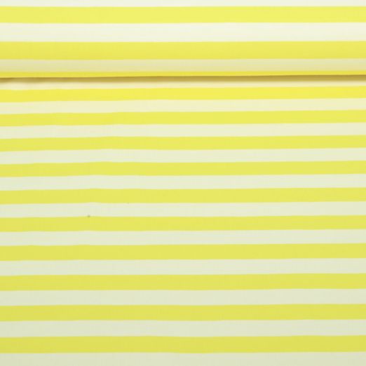 Jersey bio - Hamburger Liebe Uno Summer Stripes Ecru Jaune Jersey bio - Hamburger Liebe Uno Summer Stripes Ecru Jaune