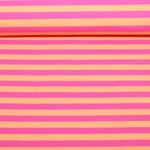 Jersey bio - Hamburger Liebe Duo Summer Stripes Orange vif Jersey bio - Hamburger Liebe Duo Summer Stripes Orange vif