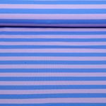 Jersey bio - Hamburger Liebe Duo Summer Stripes Bleu Violet Jersey bio - Hamburger Liebe Duo Summer Stripes Bleu Violet